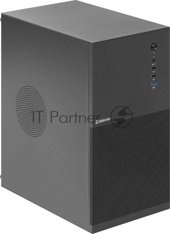Корпус компьютерный Defender Apex Metal черный, mATX, USB3.0, USB1.1x2