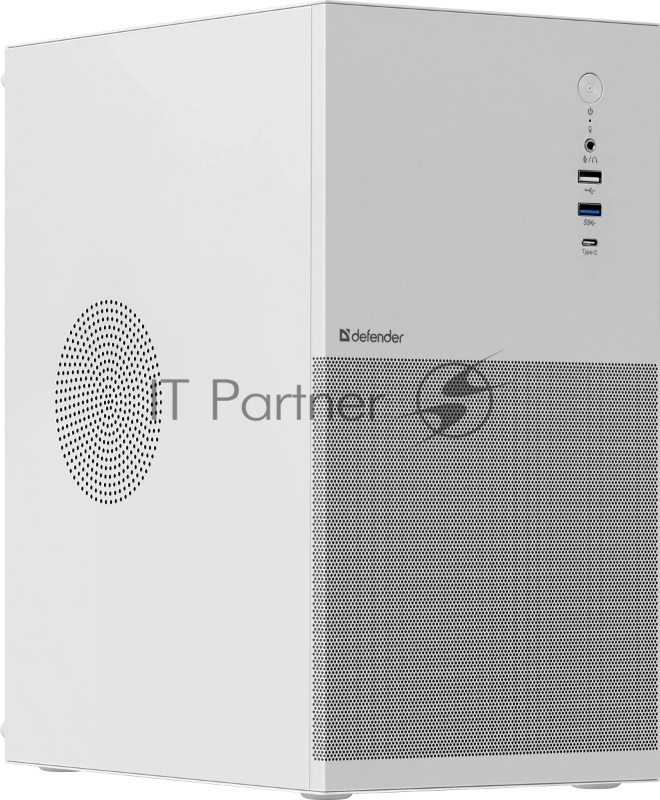 Корпус компьютерный Defender Apex Metal белый, mATX,Type C(3.0),USB3.0