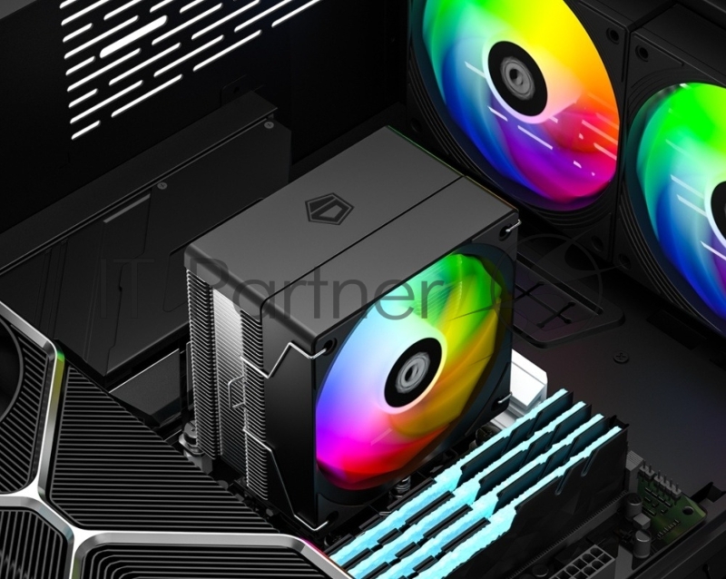 Кулер Cooler ID-Cooling SE-903-XT V2 ARGB LGA1851/1700/1200/115X/AM5/AM4 ( TDP 150W, PWM, 3 тепл.трубки прямого контакта, FAN 100mm, Addressable RGB LED) RET