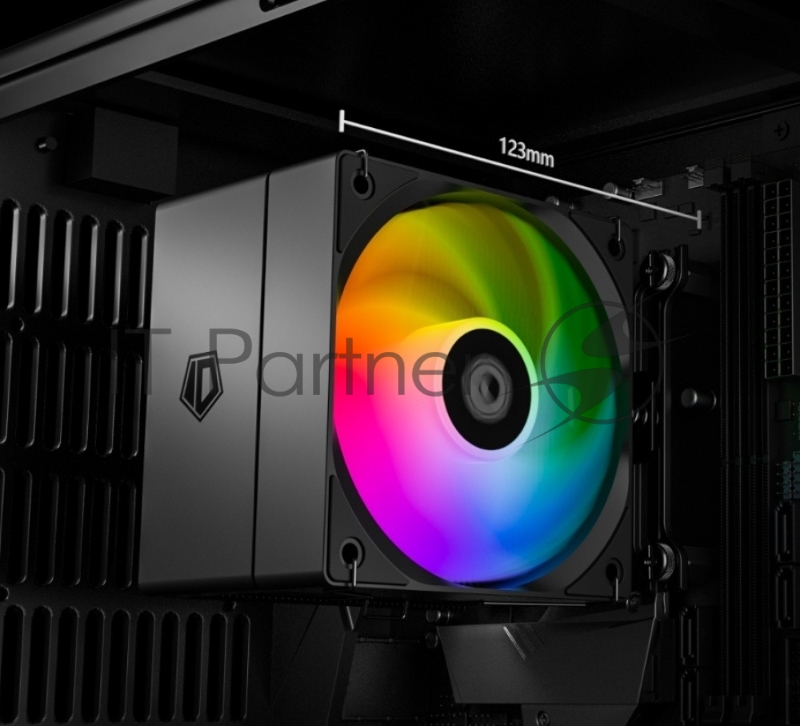 Кулер Cooler ID-Cooling SE-903-XT V2 ARGB LGA1851/1700/1200/115X/AM5/AM4 ( TDP 150W, PWM, 3 тепл.трубки прямого контакта, FAN 100mm, Addressable RGB LED) RET