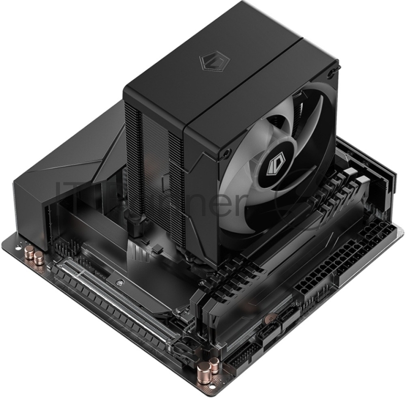 Кулер Cooler ID-Cooling SE-904-XT ARGB BLACK LGA1851/1700/1200/115X/AM5/AM4 ( TDP 180W, PWM, 4 тепл.трубки прямого контакта, FAN 100mm, Addressable RGB LED) RET