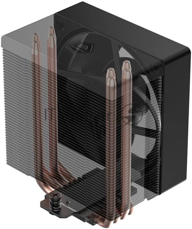 Кулер Cooler ID-Cooling SE-904-XT ARGB BLACK LGA1851/1700/1200/115X/AM5/AM4 ( TDP 180W, PWM, 4 тепл.трубки прямого контакта, FAN 100mm, Addressable RGB LED) RET