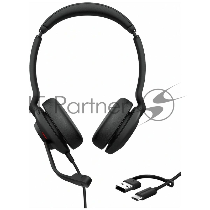 Проводная гарнитура Jabra Evolve2 30 SE, USB C/A, MS Stereo (PN: 23189-999-779)