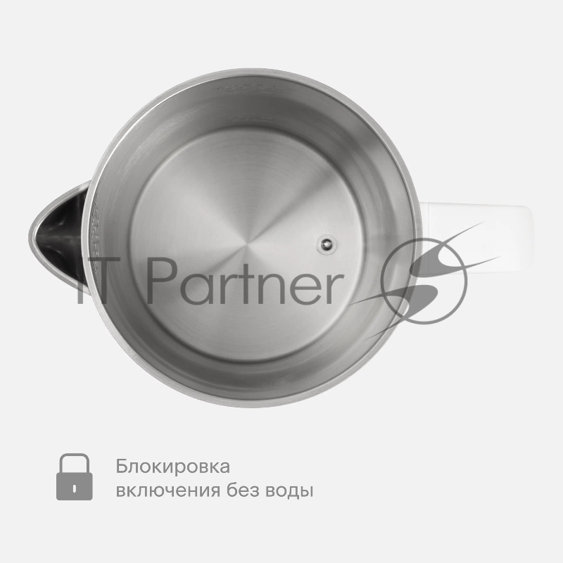 Чайник умный Wi-Fi Tuvio TKP0917S, белый, с двойными стенками