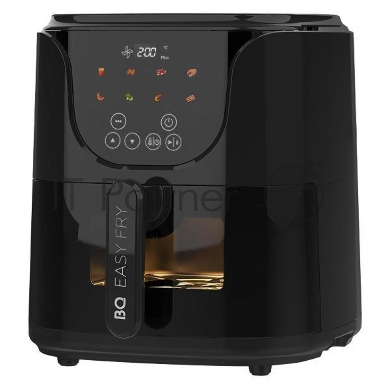 Аэрогриль BQ AF5011S черный Мощность 1500 Вт, Объем 5 л