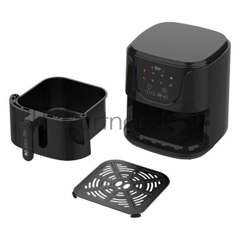 Аэрогриль BQ AF5011S черный Мощность 1500 Вт, Объем 5 л