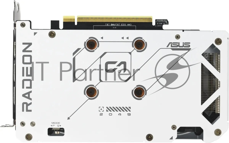 Видеокарта Asus DUAL-RX9060XT-16G-WHITE
