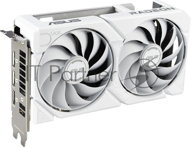 Видеокарта Asus DUAL-RX9060XT-16G-WHITE