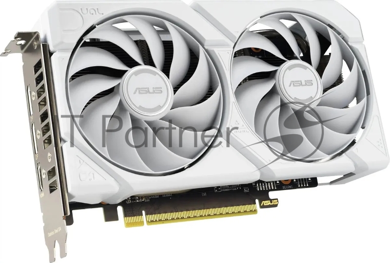 Видеокарта Asus DUAL-RX9060XT-16G-WHITE