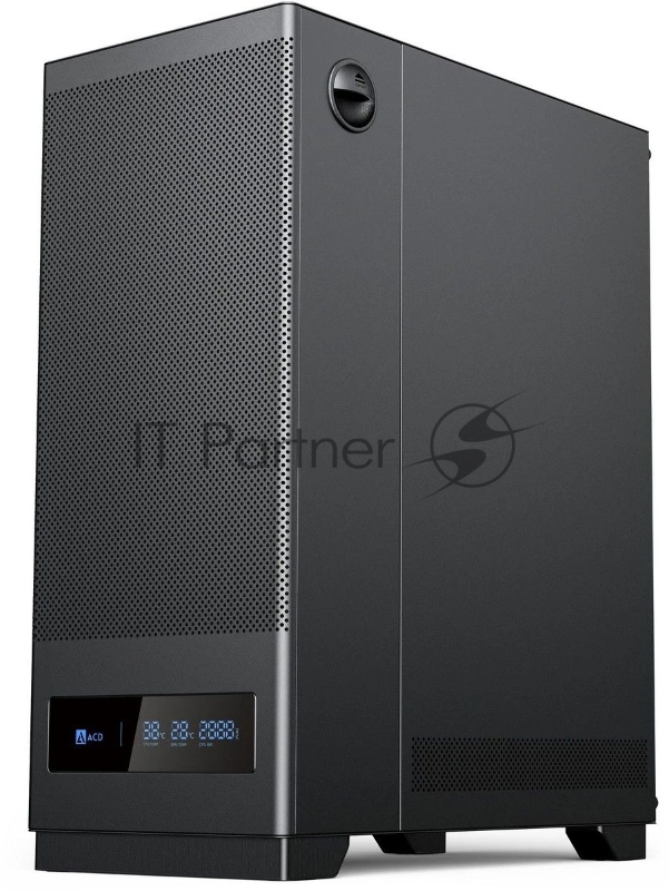 Корпус для ПК ACD Citadel 108DB ATX, Type-C + 2 X USB ports + HD audio combo, Mesh, TG, Black