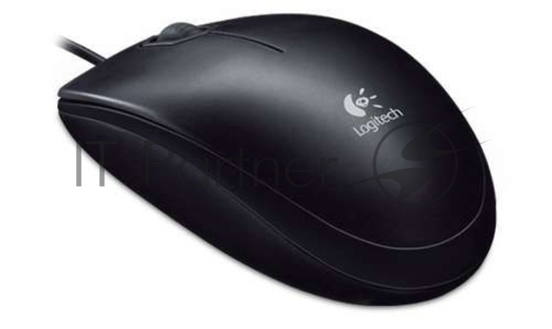 Мышь проводная Logitech B100 3BTN USB (910-001439)