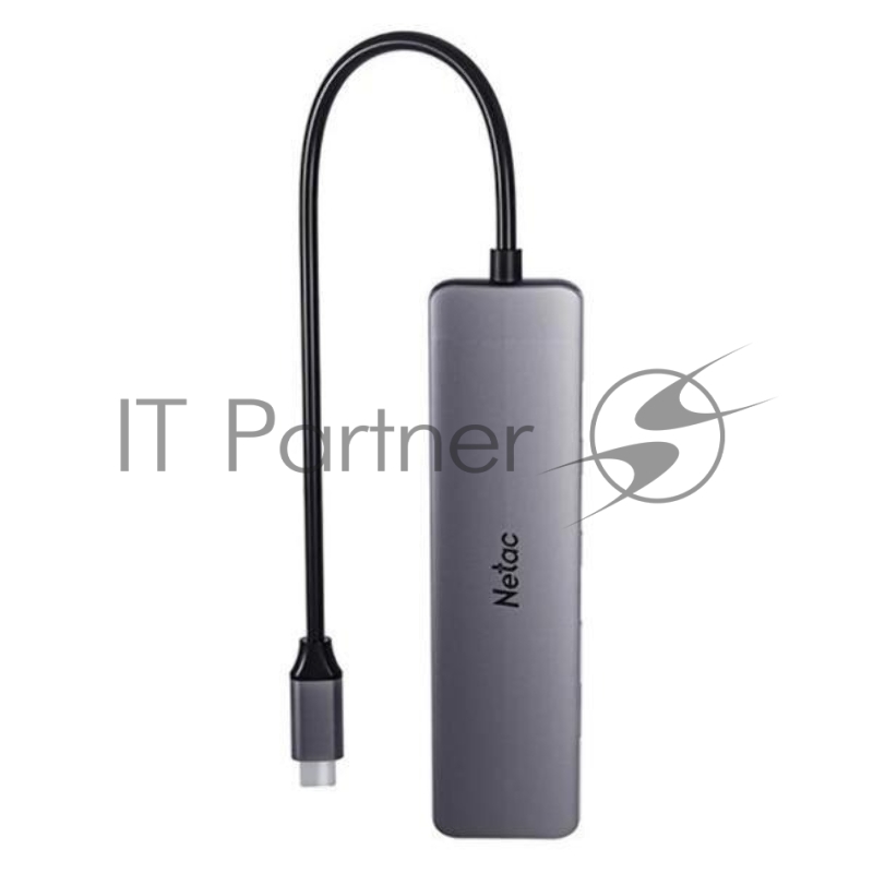 USB-концентратор Netac Hub WF14, Type-C to USB3.0*3+HDMI+mSD/SD 2.0 (repl. NT08WF14-30GR)