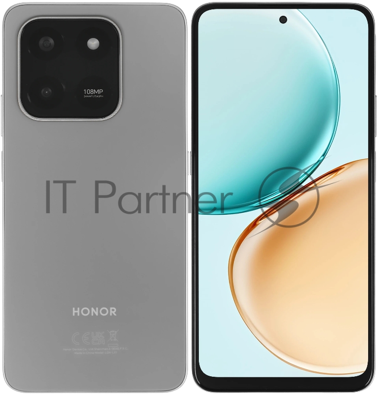 Смартфон Honor X7d 6/128Gb, серый