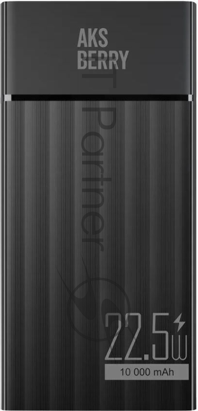 Портативный аккумулятор AKSBERRY (6900287710026) E102 Riffles PD22,5w 10000 mAh (черный)