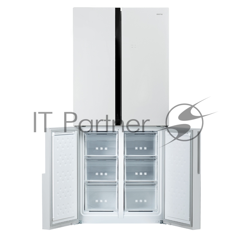 Холодильник Centek CT-1750 3-хкамерн. белый инвертер