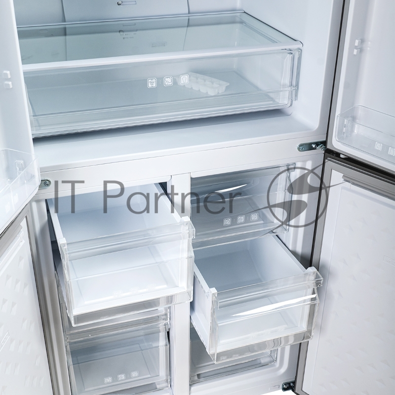 Холодильник Centek CT-1750 3-хкамерн. белый инвертер