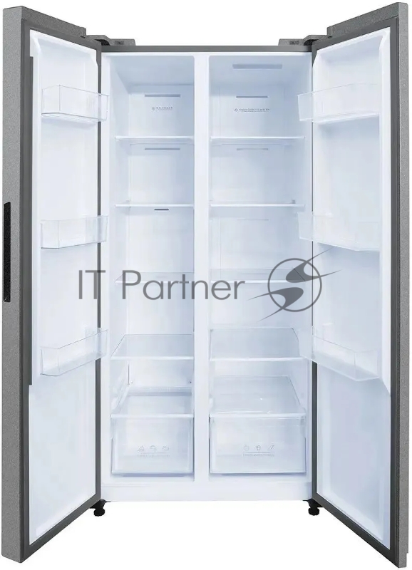 Холодильник Centek CT-1757 NF 2-хкамерн. нержавеющая сталь инвертер