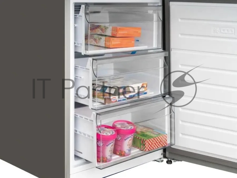 Холодильник Schaub Lorenz SLU S379Y4E 2-хкамерн. черное стекло