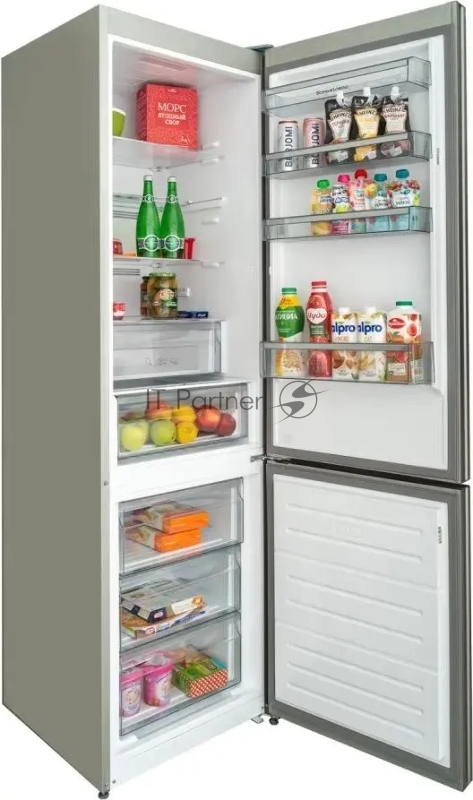 Холодильник Schaub Lorenz SLU S379Y4E 2-хкамерн. черное стекло