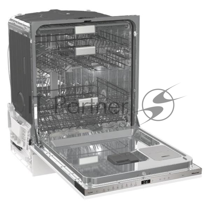 Посудомоечная машина Hisense HV693C60AD нержавеющая сталь/белый