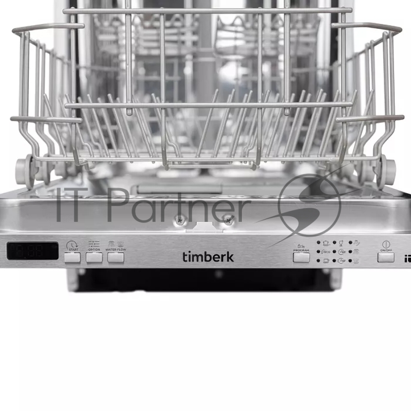 Посудомоечная машина Timberk Set&Dry T-DW45BI103 серебристый (узкая)