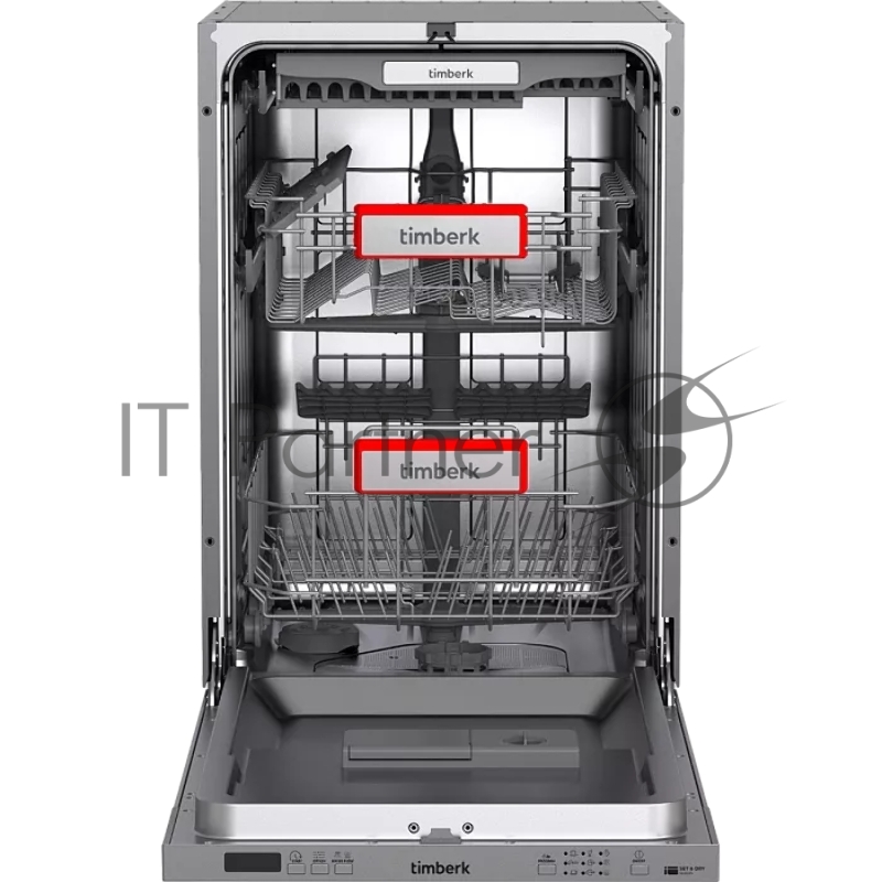 Посудомоечная машина Timberk Set&Dry T-DW45BI103 серебристый (узкая)