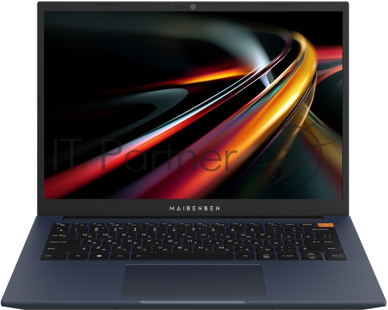 Ноутбук Maibenben S14C-R576UM 14 FHD IPS AMD R5-7640HS, 16Gb, 512Gb SSD, Linux, синий