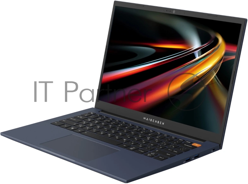 Ноутбук Maibenben S14C-R576UM 14 FHD IPS AMD R5-7640HS, 16Gb, 512Gb SSD, Linux, синий