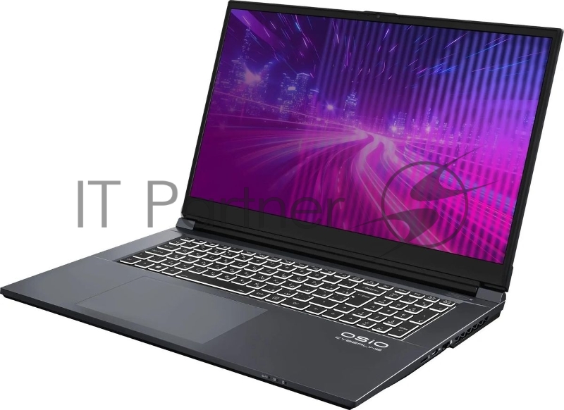 Ноутбук Osio CyberLine C170i-002 Core i5 12600H 16Gb SSD512Gb NVIDIA GeForce RTX4050 17.3 FHD (1920x1080) без ОС WiFi BT Cam