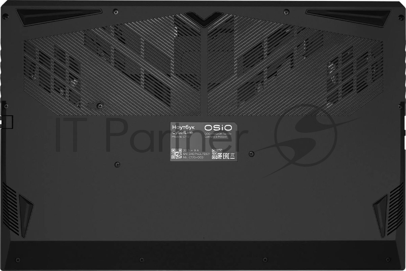 Ноутбук Osio CyberLine C170i-002 Core i5 12600H 16Gb SSD512Gb NVIDIA GeForce RTX4050 17.3 FHD (1920x1080) без ОС WiFi BT Cam