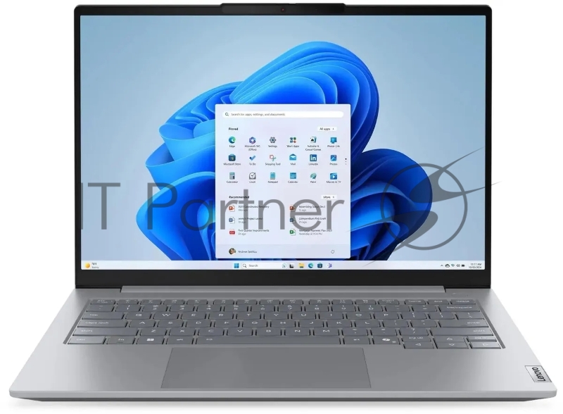 Ноутбук Lenovo Thinkbook 14 G8 IAL Core Ultra 7 255H 16Gb SSD512Gb Intel Arc 14 IPS WUXGA (1920x1200) Windows 11 Pro grey WiFi BT Cam (21SJ005CGQ)