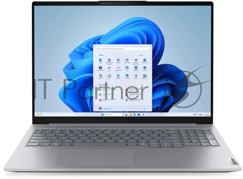 Ноутбук Lenovo Thinkbook 16 G8 IAL Core Ultra 7 255H 16Gb SSD512Gb Intel Arc 16 IPS WUXGA (1920x1200) Windows 11 Pro grey WiFi BT Cam (21SK000CGQ)