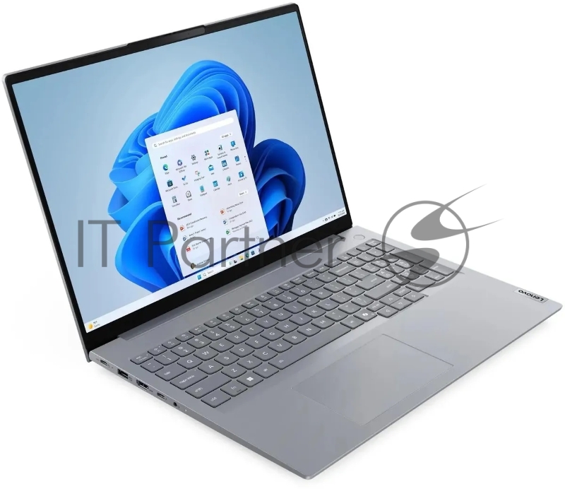 Ноутбук Lenovo Thinkbook 16 G8 IAL Core Ultra 7 255H 16Gb SSD512Gb Intel Arc 16 IPS WUXGA (1920x1200) Windows 11 Pro grey WiFi BT Cam (21SK000CGQ)