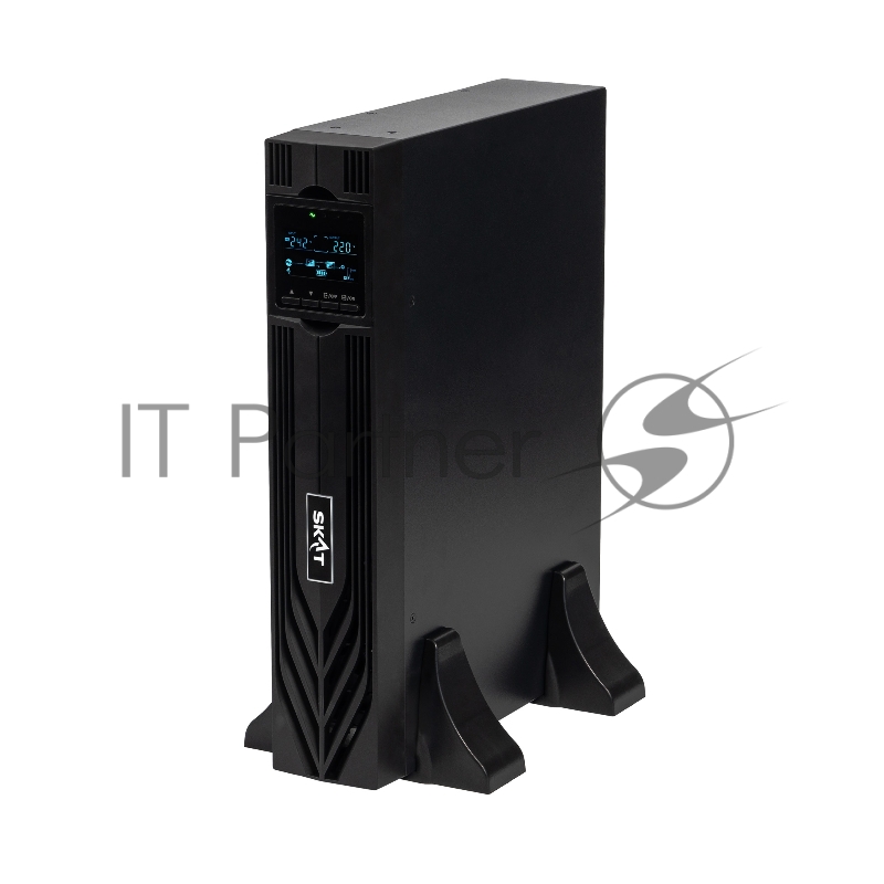 Источник бесперебойного питания Бастион 8762 SKAT-UPS 1000-RACK-ON P3 - 1000 Вт, On-Line, синус, внешн. АКБ 24В, 2хSchuko