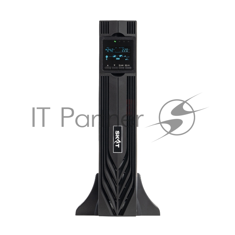 Источник бесперебойного питания Бастион 8762 SKAT-UPS 1000-RACK-ON P3 - 1000 Вт, On-Line, синус, внешн. АКБ 24В, 2хSchuko