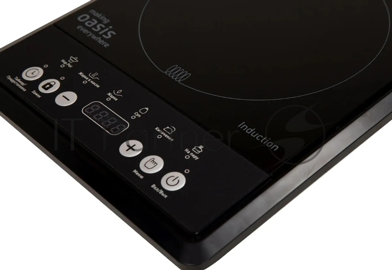 Плита Индукционная Oasis PI-B12SK черный закаленное стекло (настольная) (РI-B12SK)