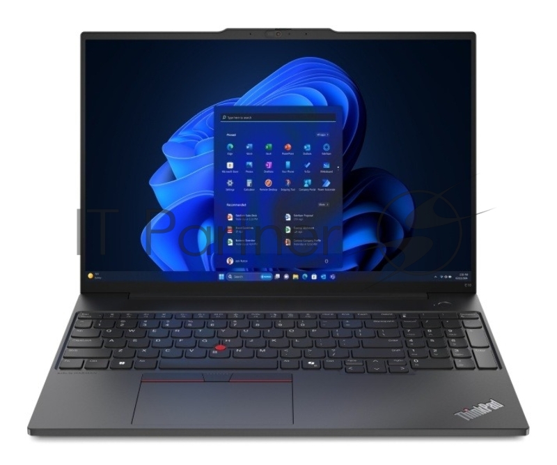 Ноутбук Lenovo ThinkPad E16 Gen 2 черный Intel Core Ultra 7 155H 3800MHz/16/1920x1200/32GB/512GB SSD/Intel Arc Graphics/Wi-Fi/Bluetooth/Без ОС