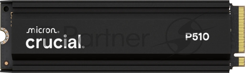 Твердотельный накопитель SSD Crucial P510 1TB PCIe Gen5 NVMe 2280 M.2 SSD with heatsink CT1000P510SSD5