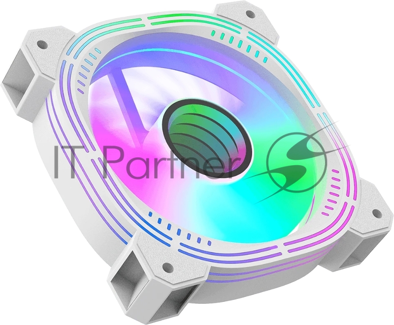 Вентилятор для корпуса Formula Nulight 12WH RGB 120х120x25 белый 3-pin 4-pin (Molex) 19.06дБ (NULIGHT 12WH FR) Ret