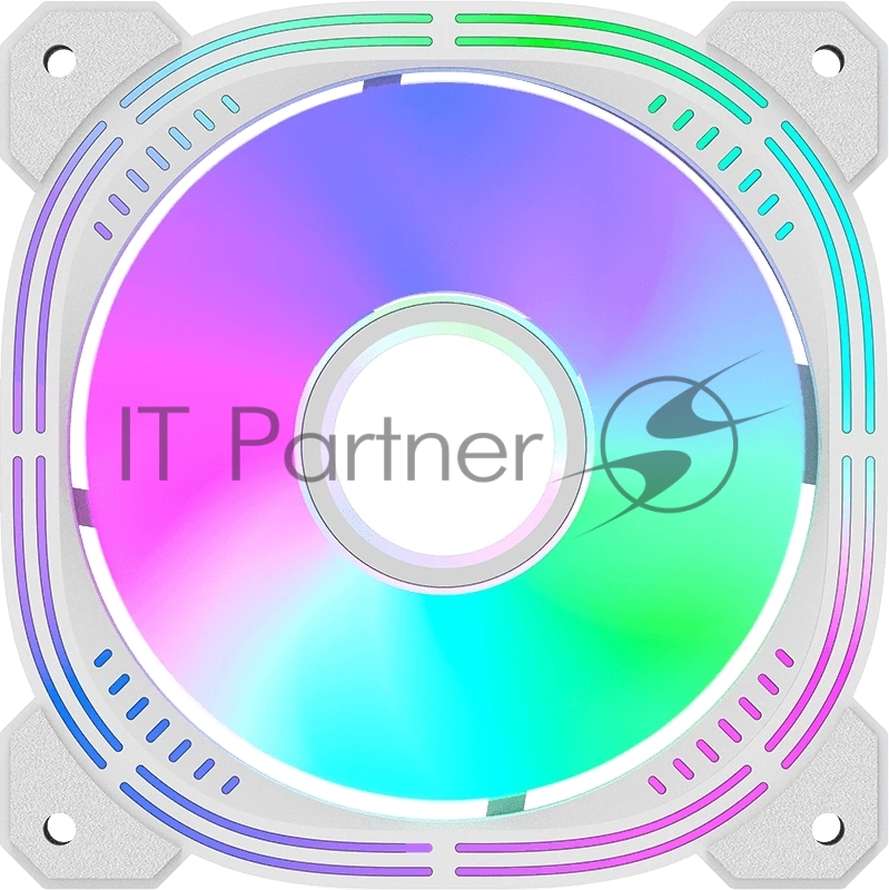 Вентилятор для корпуса Formula Nulight 12WH RGB 120х120x25 белый 3-pin 4-pin (Molex) 19.06дБ (NULIGHT 12WH FR) Ret