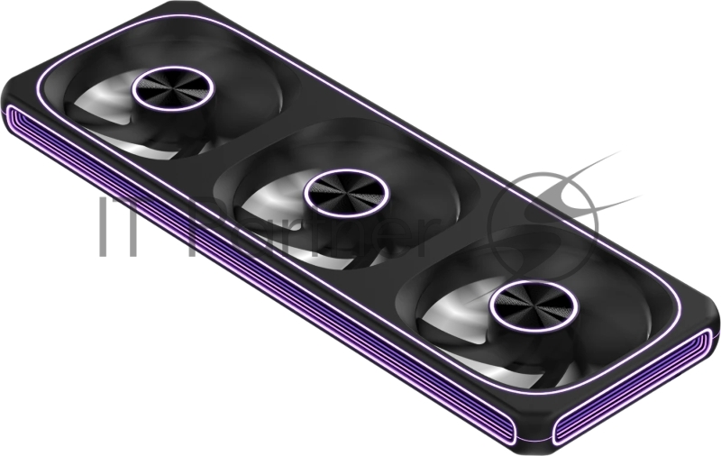 Вентилятор для корпуса Formula Air Fusion 3 BK ARGB 360х120x28 черный 4-pin 34.95дБ Ret