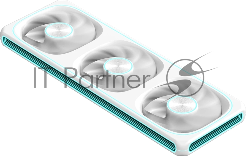 Вентилятор для корпуса Formula Air Fusion 3 Wh ARGB 360х120x28 белый 4-pin 34.95дБ Ret