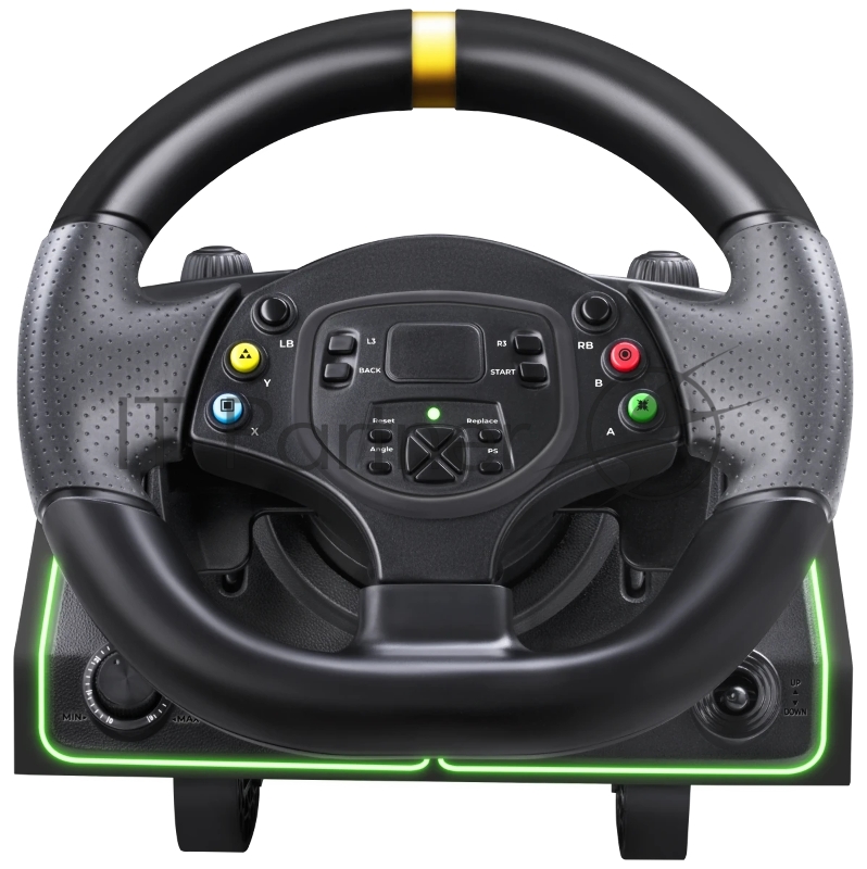 Игровой руль DEFENDER Absolute черн,PC/PS3/Andr/Switch,педали