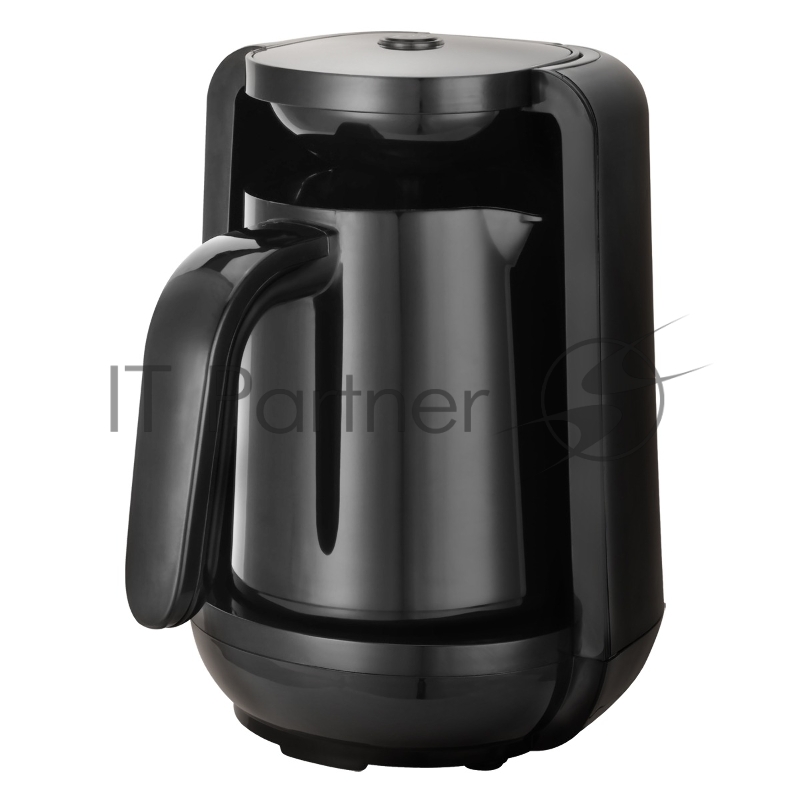 Электрическая турка BQ ET1172P Black, мощность 500 Вт, электронное управление, приготовление кофе: кофе по-турецки, используется молотый кофе, объем чаши 250 мл, индикатор включения, индикатор уровня воды, автоматическое отключение при закипании, зву