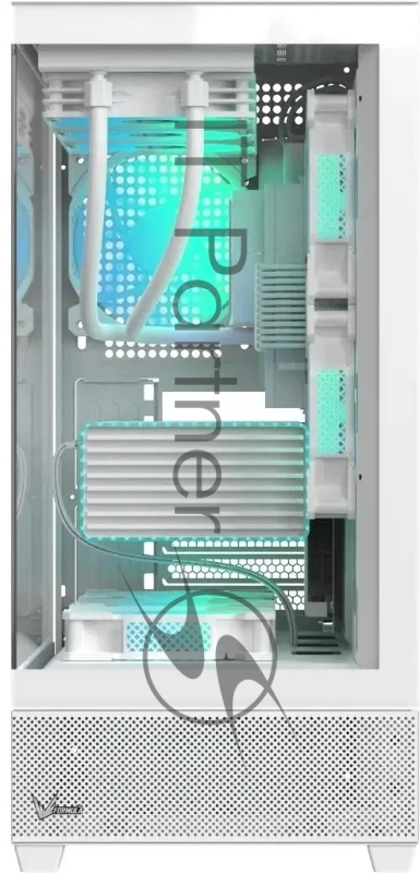 Компьютерный корпус Aerocool / Formula Crystal Z2 белый без БП ATX 5x120mm 1xUSB2.0 2xUSB3.0 audio bott PSU