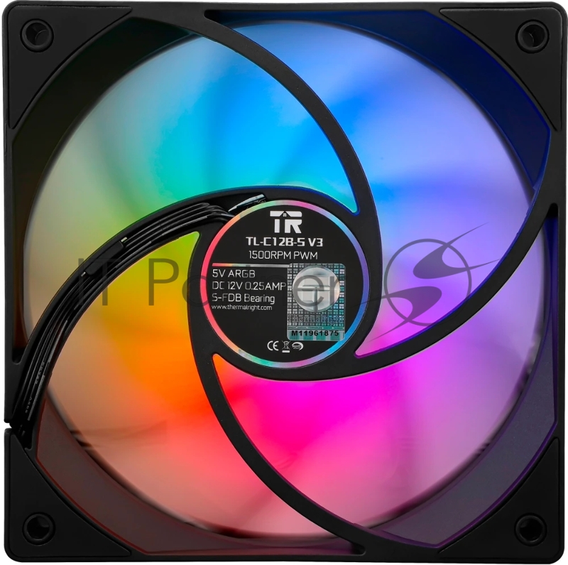 Вентилятор для процессора Thermalright Fan TL-C12B-S V3 X3 ARGB 120mm/ 3 pack/ PWM/ S-FDB Bearing