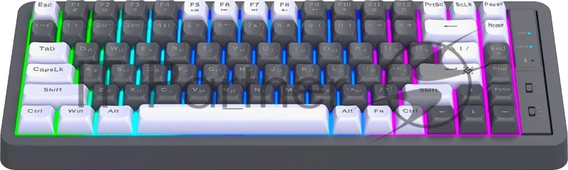 Беспроводная клавиатура Defender Maro GK-325 RU,сер/бел,2,4G,84+FN,2000мАч_1