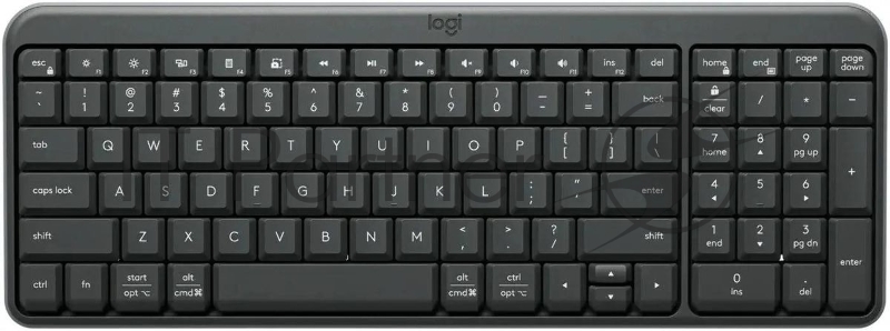 Клавиатура Logitech Keyboard K250 Compact Bluetooth Wireless - GRAPHITE