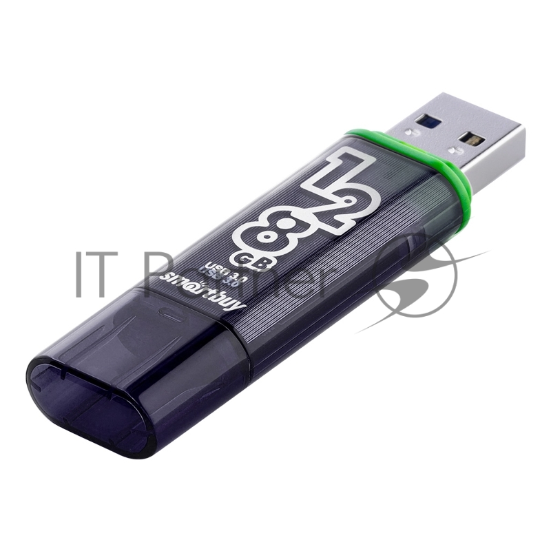 Флешка USB 3.0/3.1 Flash Drive 128GB SmartBuy SB128GBGS-DG Glossy Dark Grey