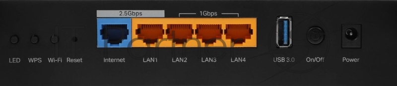Двухдиапазонный беспроводной маршрутизатор Wi-Fi TP-Link Archer BE230, BE3600, 2.4/5ГГц, 4 LAN, черный
